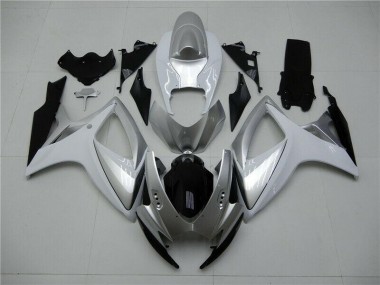 Argent Carénages GSXR 600 / 750 K6 2006-2007