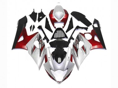 Argent Rouge Noir Carénage GSXR 1000 K5 2005-2006