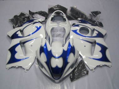 Blanc Bleu Carénage GSXR 1300 Hayabusa 1996-2007