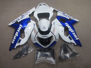 Blanc Bleu Motul Carénages GSXR 600 K1 K2 K3 2001-2003