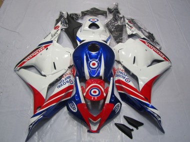 Blanc Bleu Rouge Carénages CBR 600 RR 2009-2012