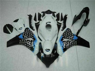 Blanc Noir Kit Carénages Complet CBR 1000 RR 2008-2011