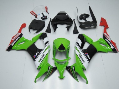 Blanc Noir et Vert Carénage ZX10R 2008-2010