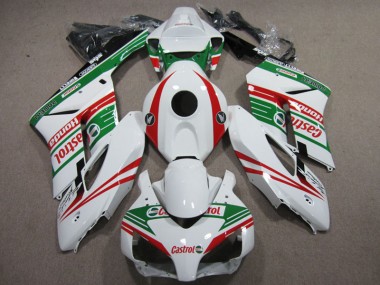 Blanc Rouge Castrol Carénage CBR 1000 RR 2004-2005