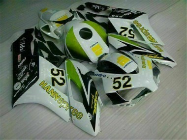 Blanc Vert Hannspree 52 Carénage CBR 1000 RR 2004-2005
