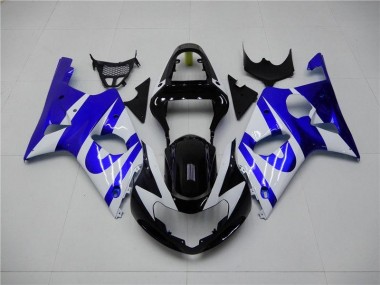 Bleu Blanc Carénage GSXR 1000 K1 2000-2002