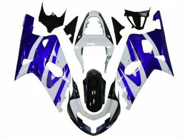 Bleu Blanc Carénage GSXR 600 / 750 K1 K2 K3 2001-2003