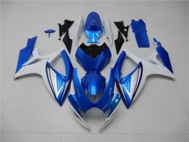 Bleu Blanc Carénages GSXR 600 / 750 K6 2006-2007