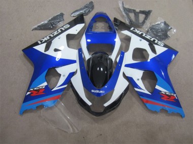 Bleu Blanc Carénages GSXR 600 K4 2004-2005