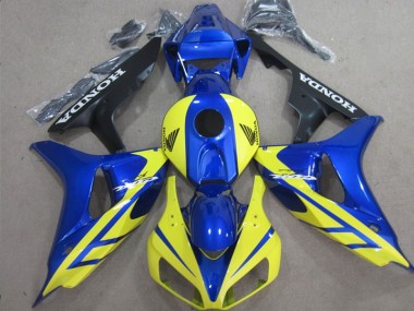 Bleu Jaune Carénages CBR 1000 RR 2006-2007