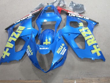 Bleu Jaune Rizla Carénage GSXR 1000 K3 2003-2004