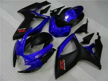 Bleu Noir Carénages GSXR 600 / 750 K6 2006-2007