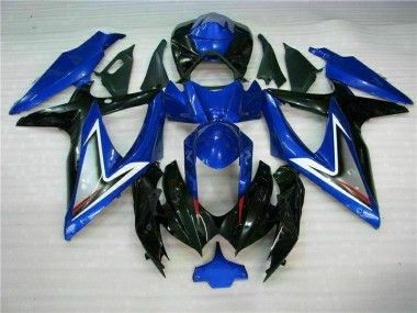 Bleu Noir Carrosserie GSXR 600 / 750 K8 2008-2010