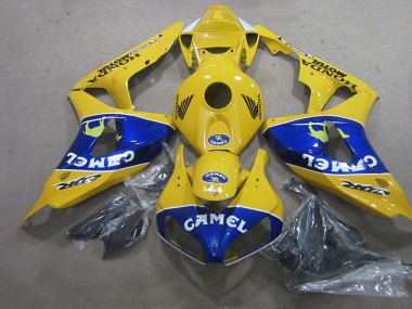 Jaune Bleu Camel Carénage CBR 1000 RR 2006-2007