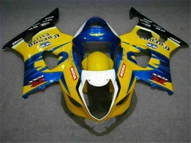 Jaune Bleu Carénage GSXR 1000 K3 2003-2004