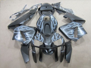 Noir Argent Flamme Carénage CBR 600 RR 2005-2006