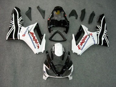 Noir Blanc Carénage Daytona 675 Triple 2006-2008