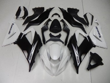 Noir Blanc Carénage ZX6R 2013-2018