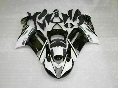 Noir Blanc Carénages ZX6R 2007-2008