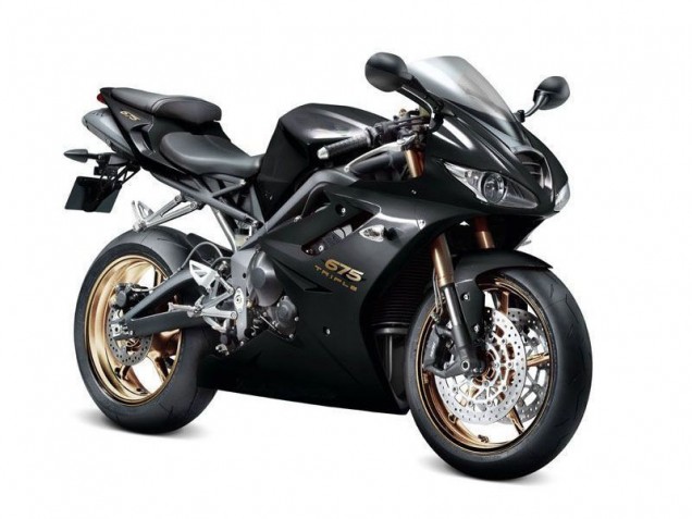 Noir Carénage Daytona 675 Triple 2006-2008