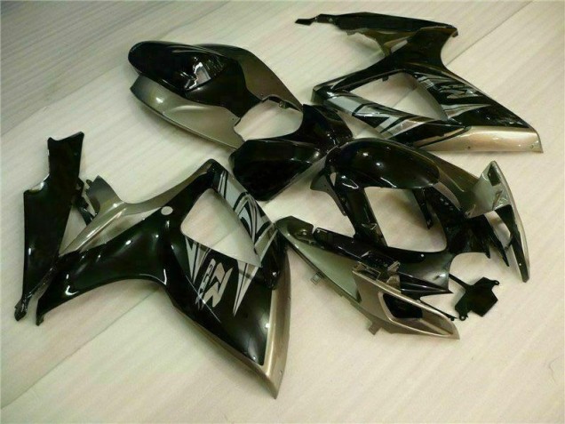 Noir Gris Carénage GSXR 600 / 750 K6 2006-2007