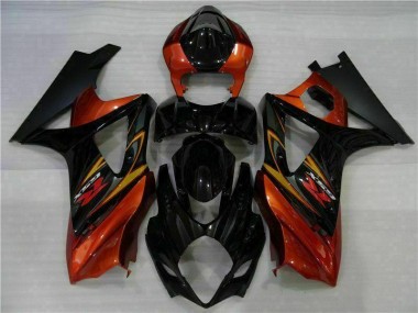 Noir Kit Carénages Complet GSXR 1000 K7 2007-2008