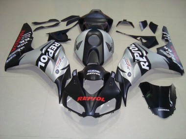Noir Mat Argent Repsol Carénages CBR 1000 RR 2006-2007