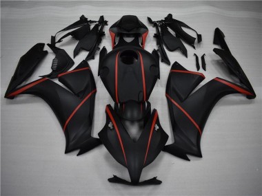 Noir Mat Rouge Carénage CBR 1000 RR 2012-2016