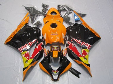 Noir Orange Red Bull Carénage CBR 600 RR 2009-2012