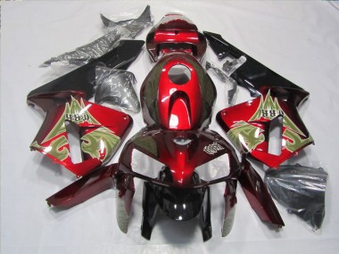 Noir Rouge Kit Carénages CBR 600 RR 2005-2006