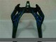 Noir avec Bleu Flamme Carénage ZX6R 2000-2002