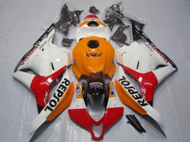 Orange Rouge Blanc Repsol Carénage CBR 600 RR 2009-2012