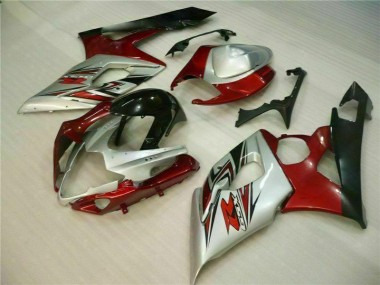 Rouge Blanc Carénage GSXR 1000 K5 2005-2006