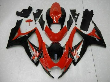 Rouge Carénages GSXR 600 / 750 K6 2006-2007