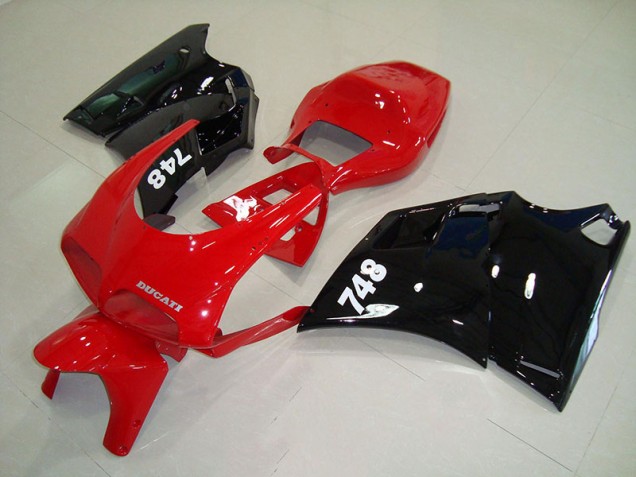 Rouge Noir Carénage Ducati 748 916 996 996S 1993-2005