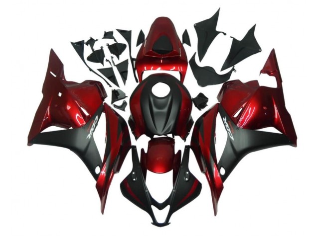 Rouge Noir Kit Carénages Complet CBR 600 RR 2009-2012