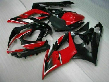 Rouge Noir Kit Carénages Complet GSXR 1000 K5 2005-2006