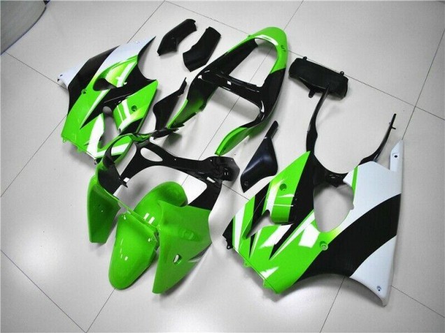 Vert Blanc Noir Carénage ZX6R 2000-2002
